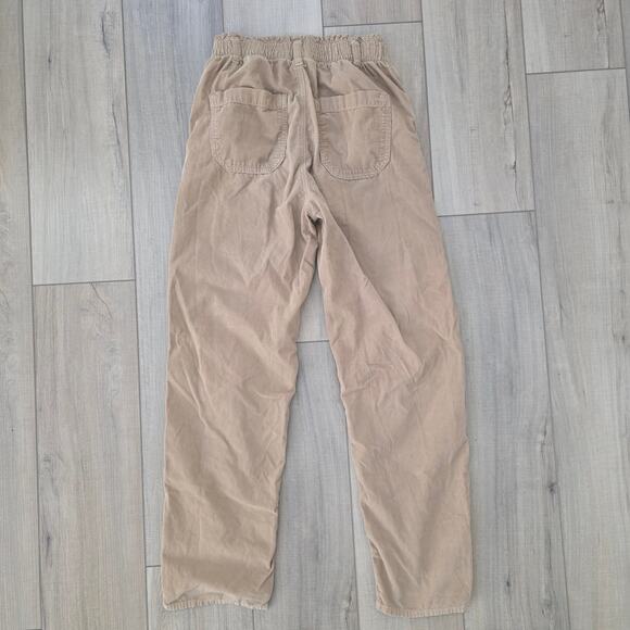 American Eagle Cordurouy Brown High Waist Pants Women Sz 4R - Picture 5 of 8